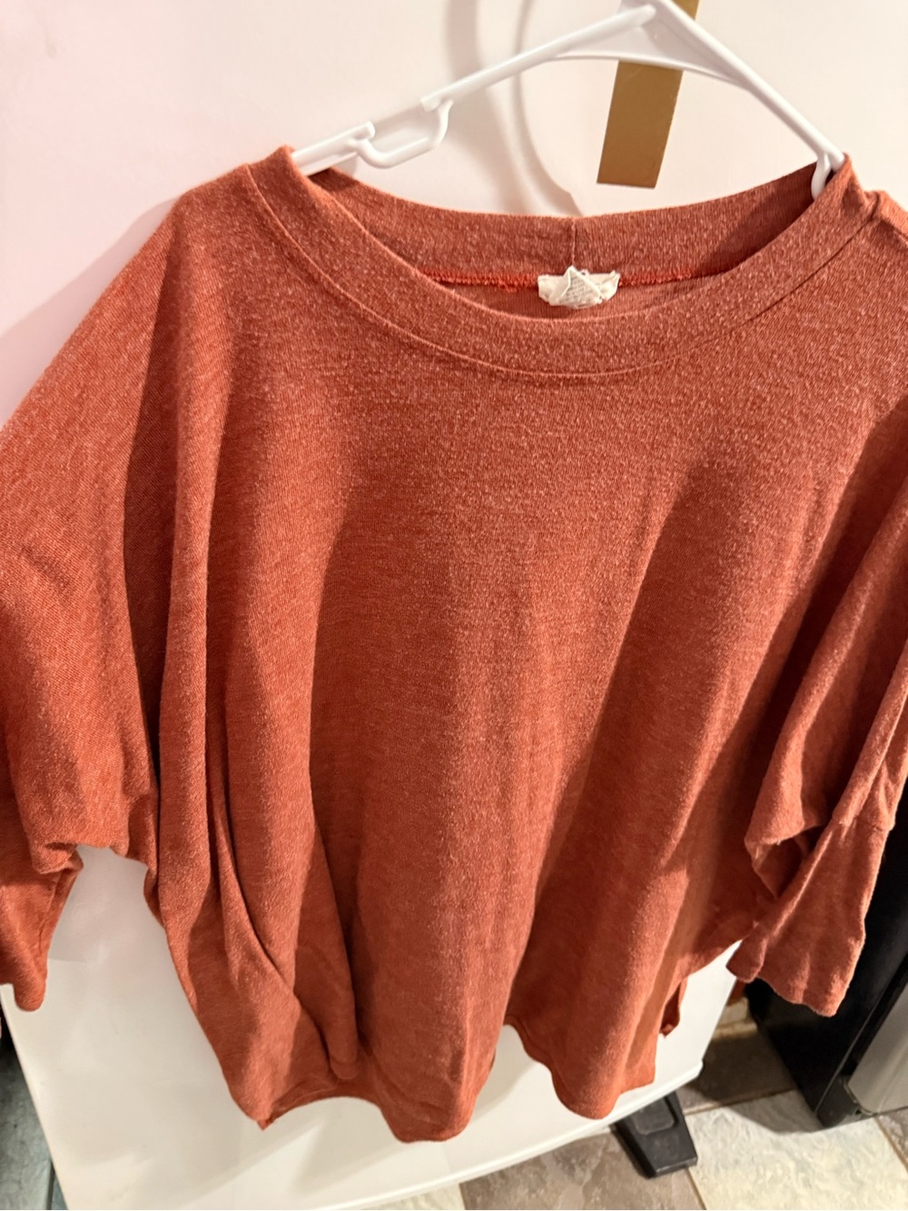 Yelete Burnt Copper Knit Top
